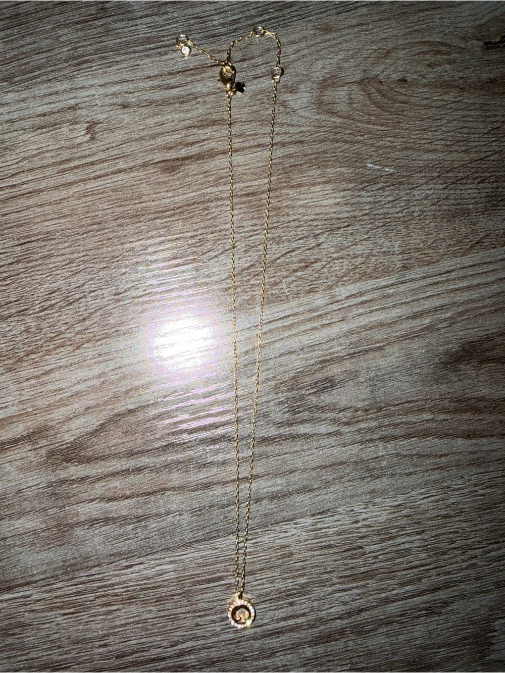 Kate Spade Gold Circle Pendant Necklace